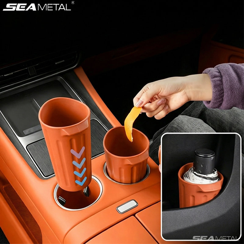 Food Storage With Colander - SEAMETAL Car Trash Can Food-Grade Silicone
