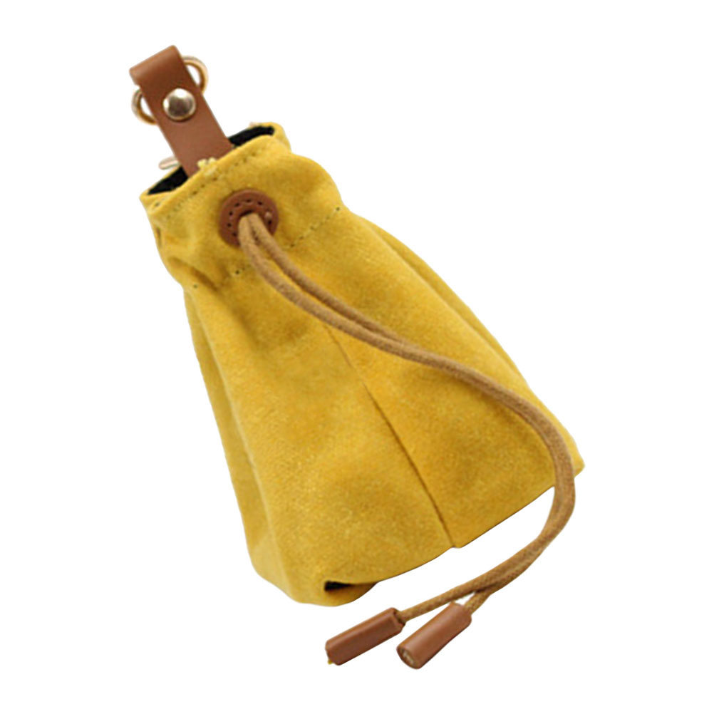 Food Storage Yellow - Canvas Dog Treats Pouch Yellow Pet