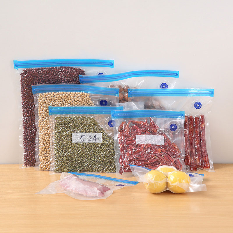 Food Storage Vacuum Seal Bags - 10Pcs Vacuum Sealed Food Bags Food