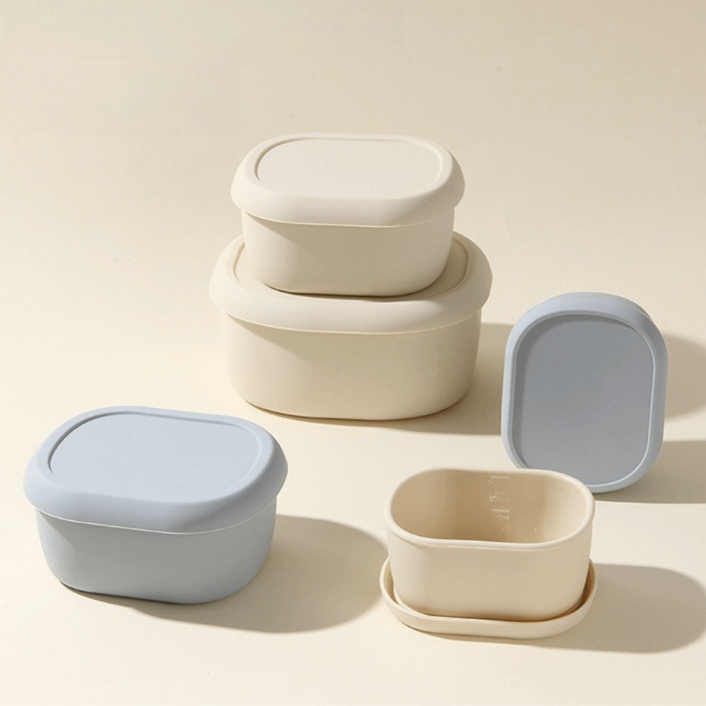 Food Storage With Colander - New Food Grade Silicone Lunch Box