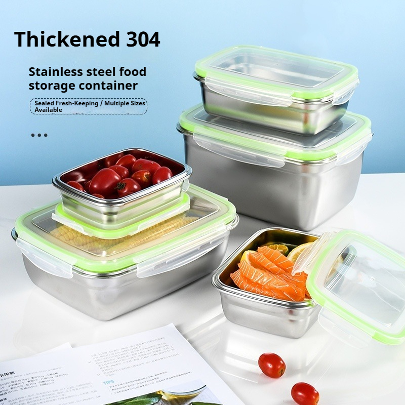 Food Storage Kits - 304 Stainless Steel Lunch Box Set