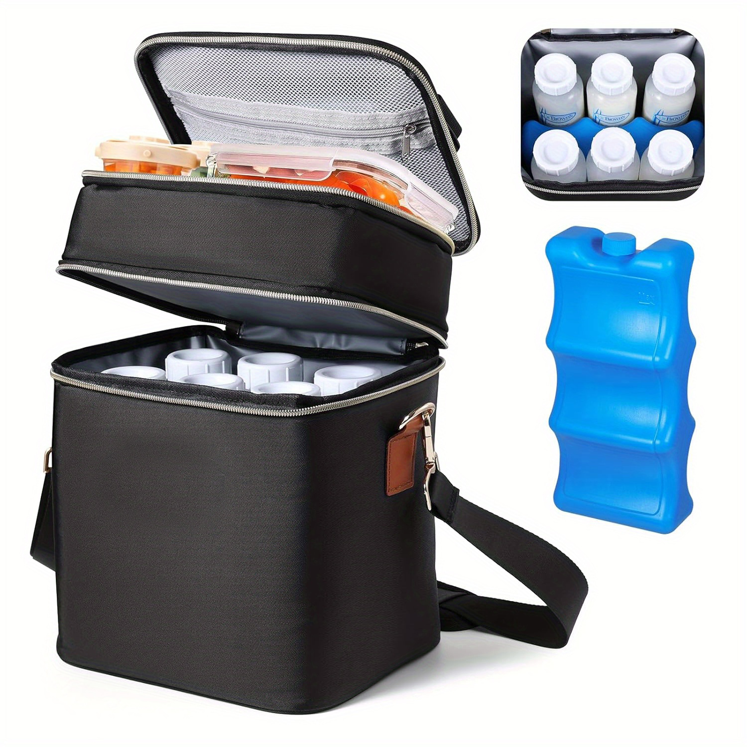 Food Storage In Cooler - Breastmilk Cooler Bag With Ice Pack