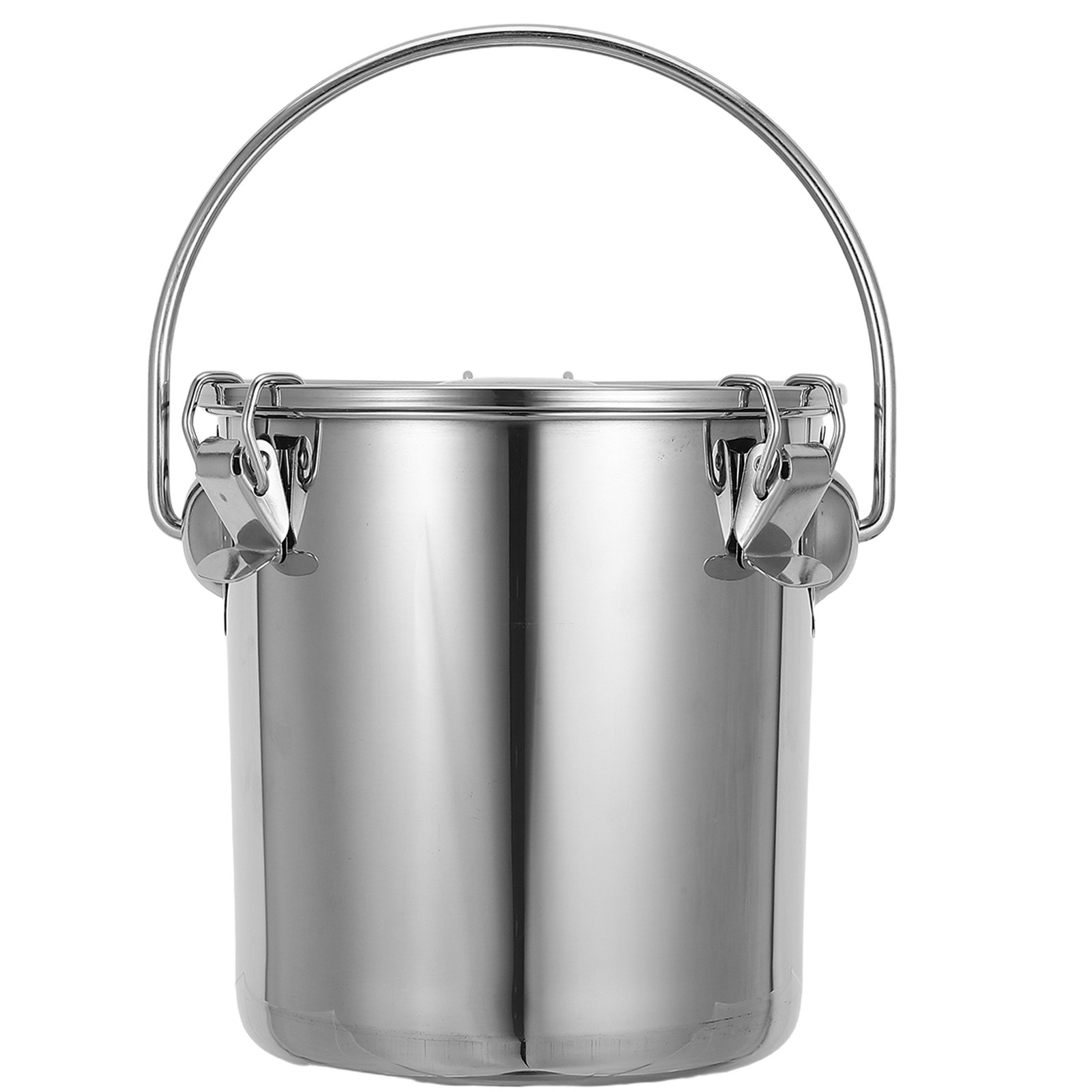 Food Storage In Cooler - 9L Stainless Steel Airtight Metal Food