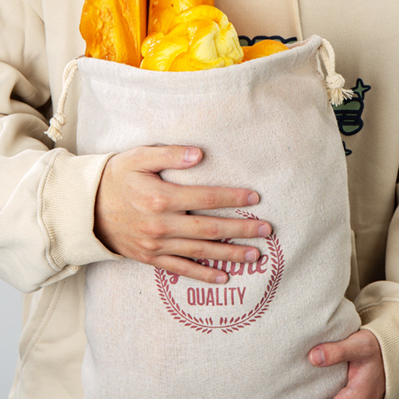 Organic Cotton Linen Bread Bag - Beeswax Food Wrap 리뷰 및 가격