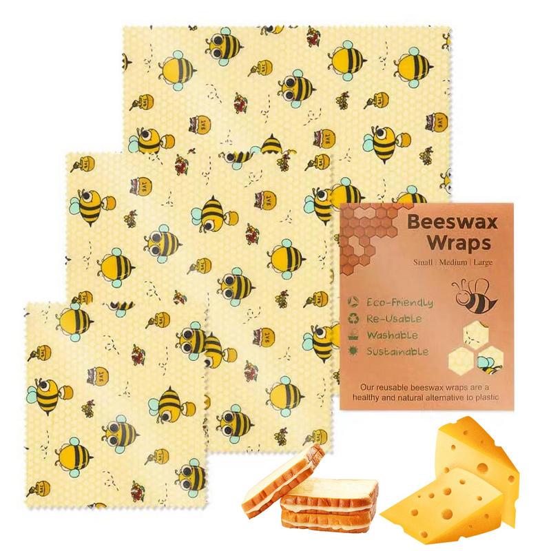 3pcs Reusable Food Fresh Keepi - Beeswax Food Wrap 리뷰 및 가격