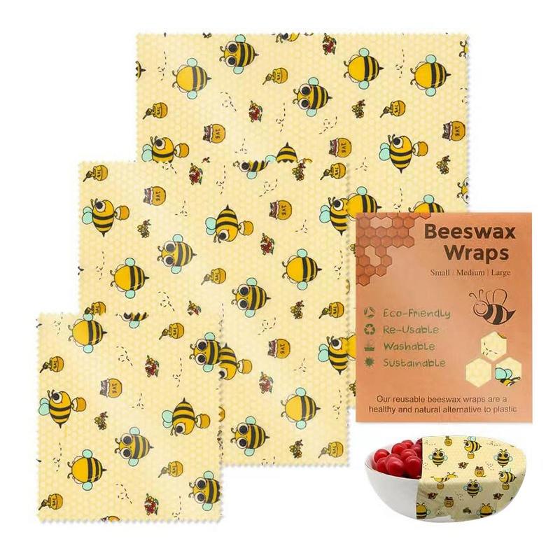 3pcs Reusable Food Fresh Keepi - Beeswax Food Wrap 리뷰 및 가격