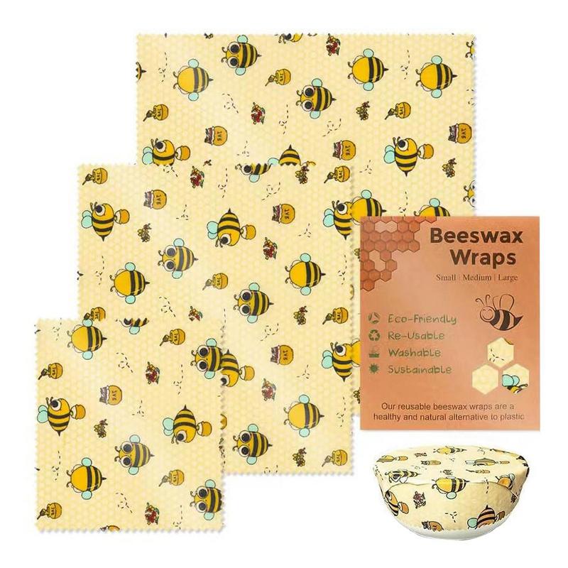 3pcs Reusable Food Fresh Keepi - Beeswax Food Wrap 리뷰 및 가격