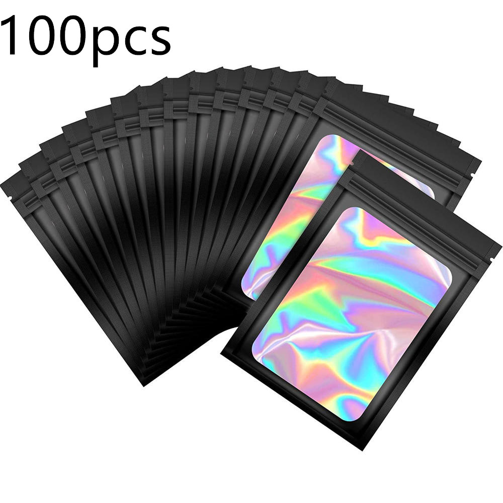 100PCS Laser Thicken Plastic A - Food Storage Zip Bags 리뷰 및 가격