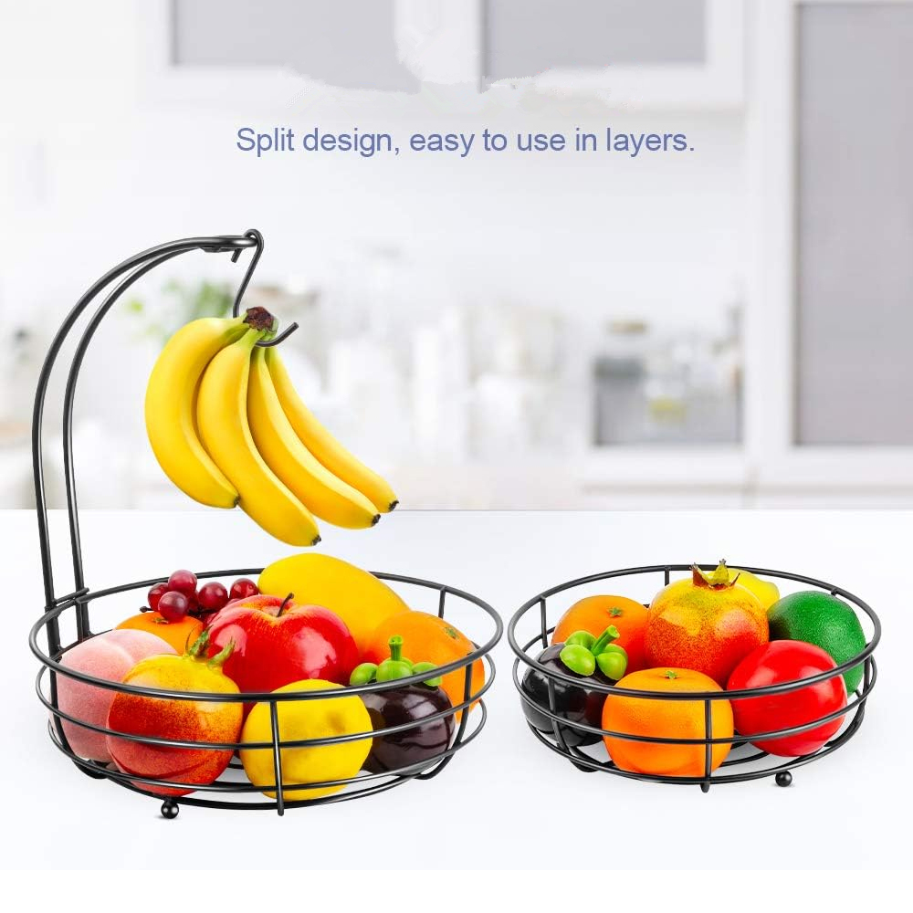 LMETJMA 2-Tier Countertop Frui - Food Storage Rack For Kitchen 리뷰 및 가격