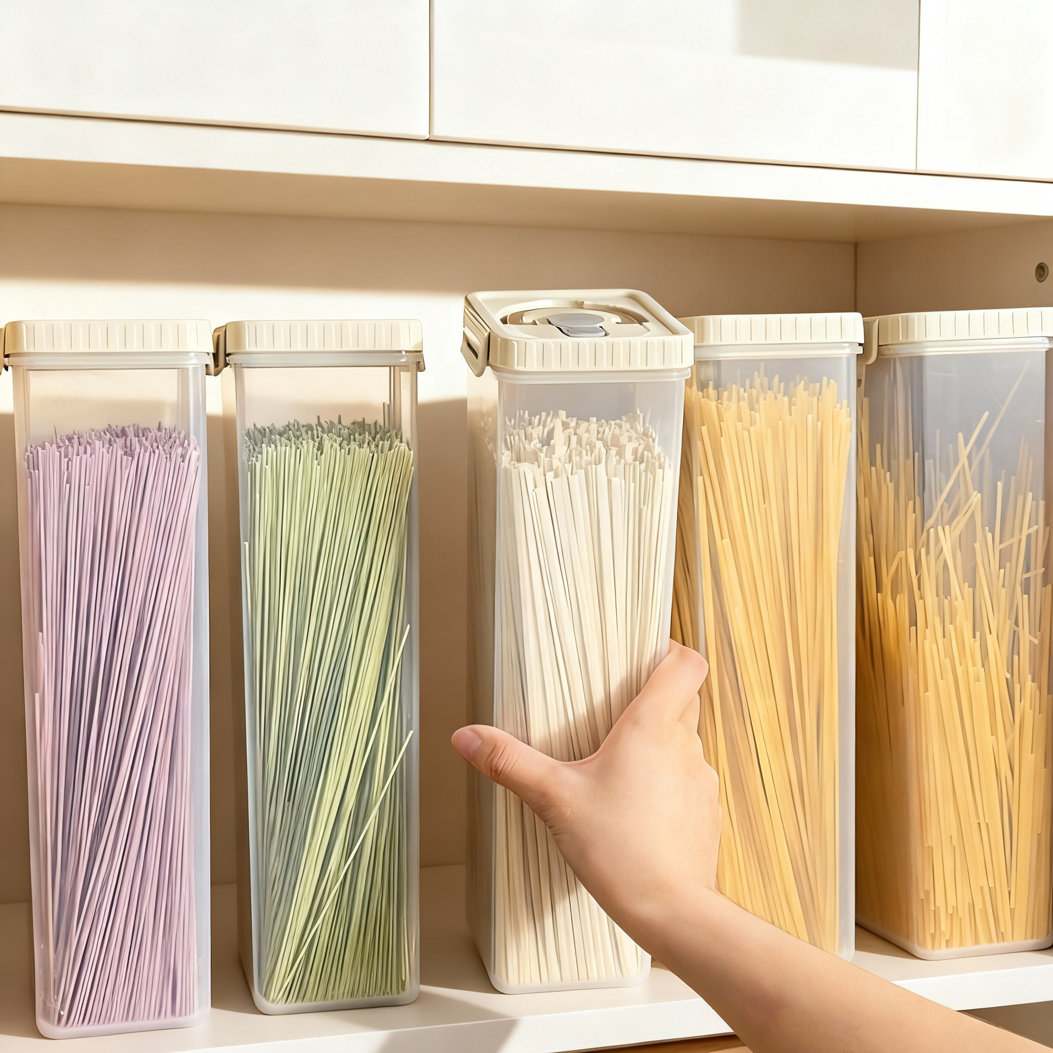 Noodles Sealed Storage Box Wit - Food Storage Box Plastic 리뷰 및 가격