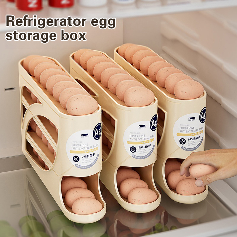 4 Layers Automatic Rolling Egg - Food Storage Rack For Kitchen 리뷰 및 가격