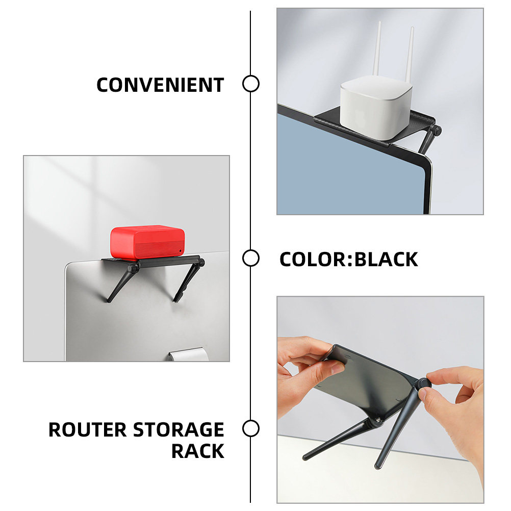 3Pcs Router Storage Rack TV Mo - Food Storage Box Plastic 리뷰 및 가격