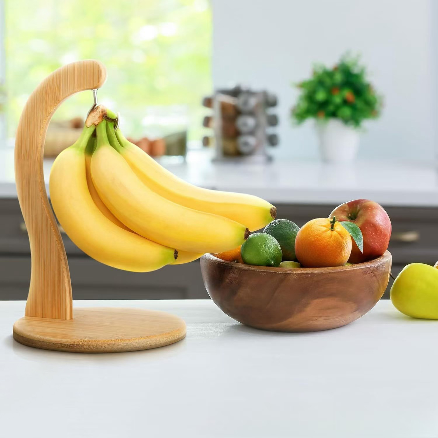 Banana Rack With Hooks For Kee - Food Storage Rack For Kitchen 리뷰 및 가격