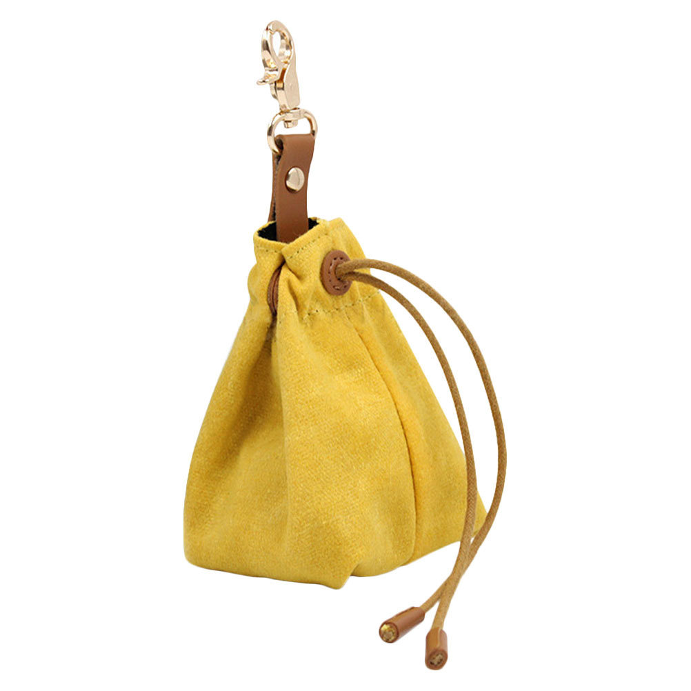 Canvas Dog Treats Pouch Yellow - Food Storage Yellow 리뷰 및 가격
