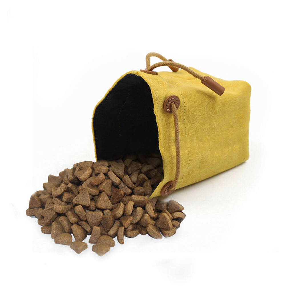 Canvas Dog Treats Pouch Yellow - Food Storage Yellow 리뷰 및 가격