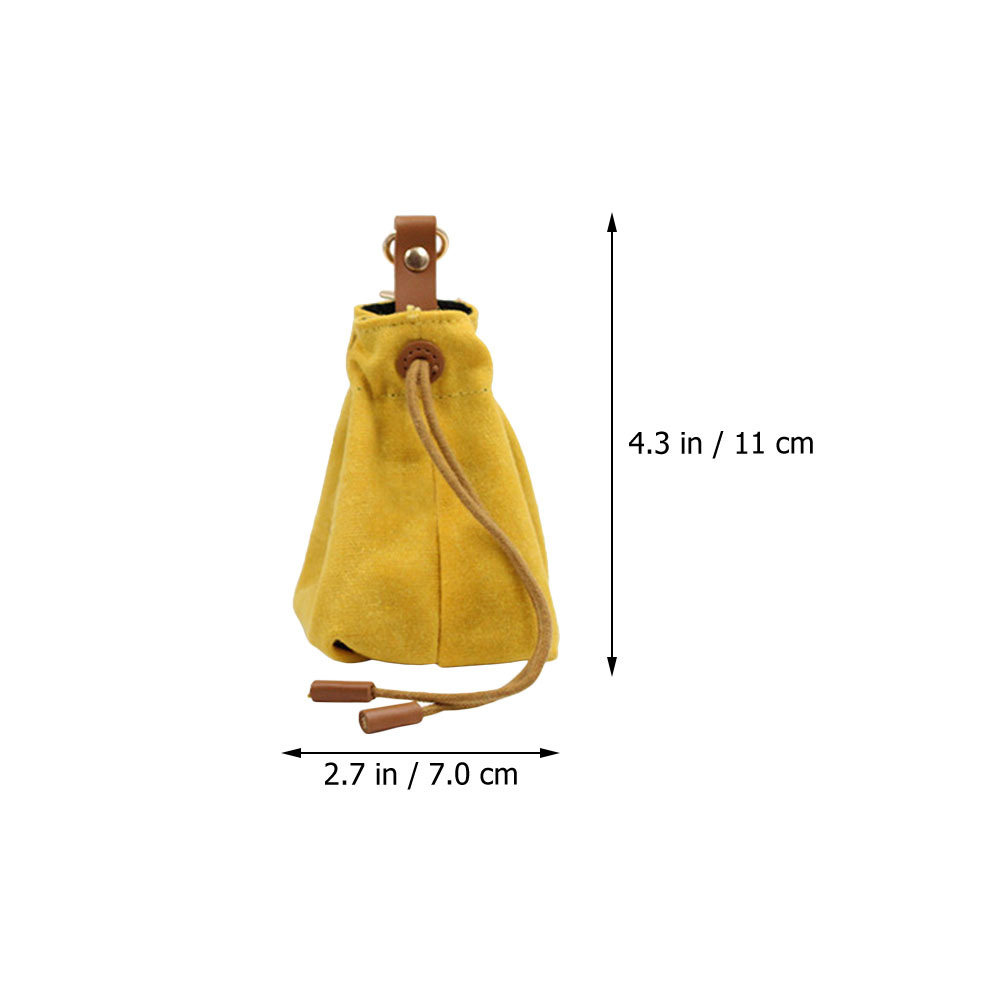 Canvas Dog Treats Pouch Yellow - Food Storage Yellow 리뷰 및 가격