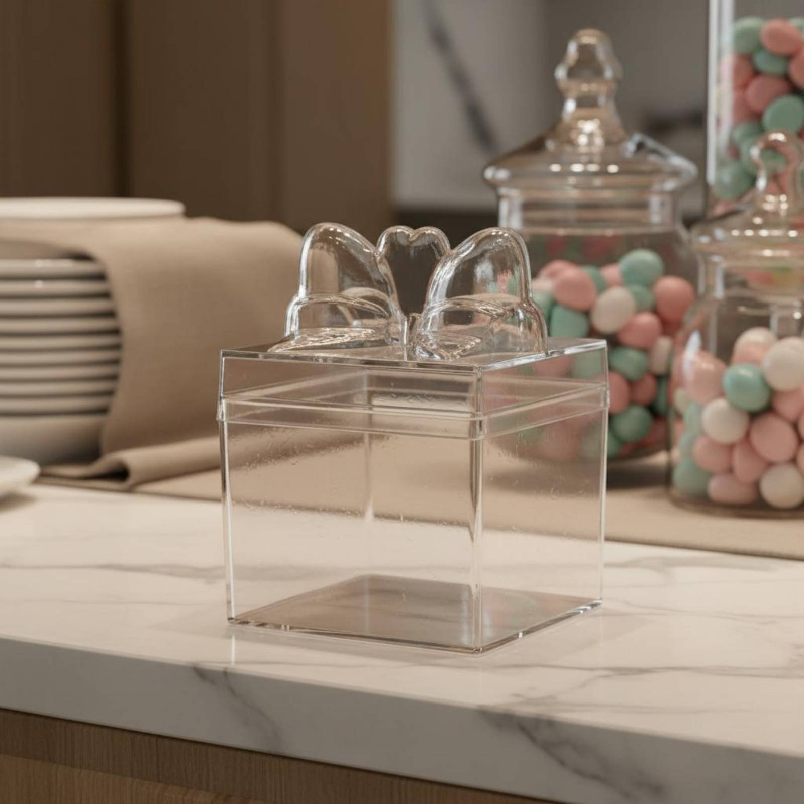 Clear Plastic Candy Box with R - Food Storage Box Plastic 리뷰 및 가격