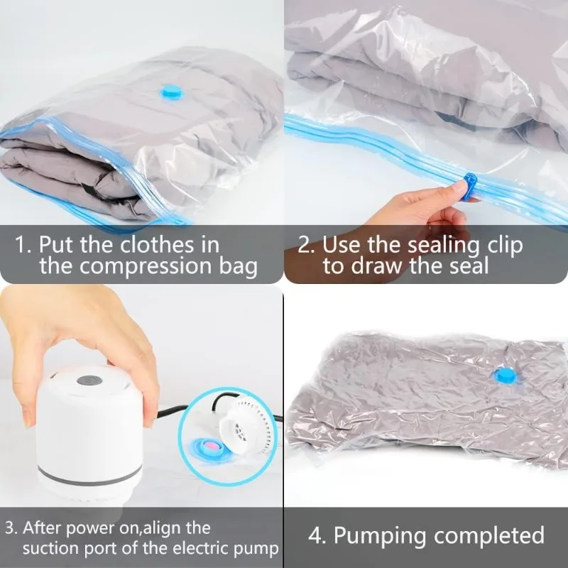 Compressed Bag Electric Pump T - Food Storage Vacuum Seal Bags 리뷰 및 가격