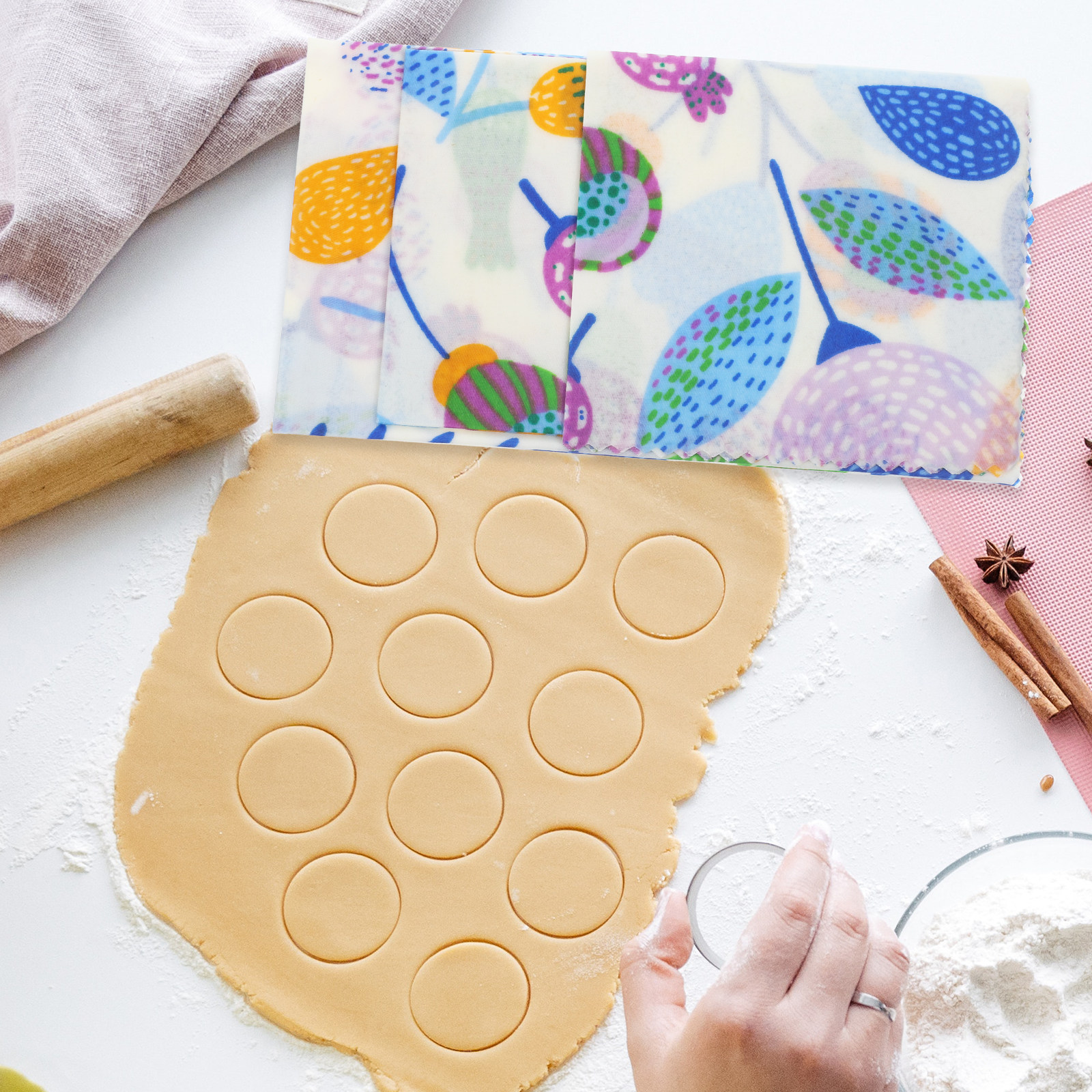 3Pcs Beeswax Wrap Cloth Set Re - Beeswax Food Wrap 리뷰 및 가격