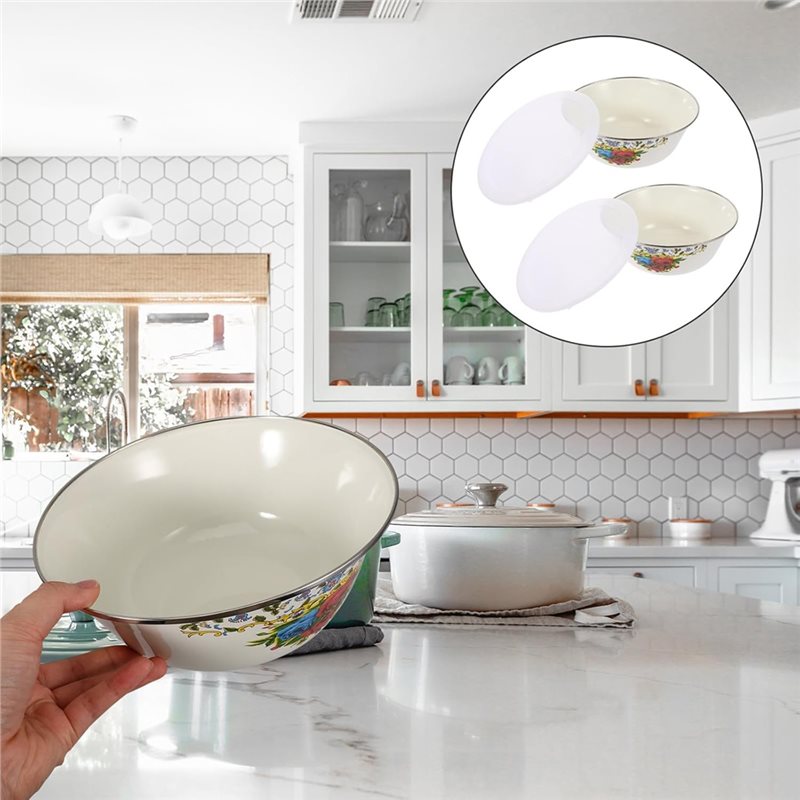 【FLASH DEAL】Vintage Style Enam - Food Storage Yellow 리뷰 및 가격