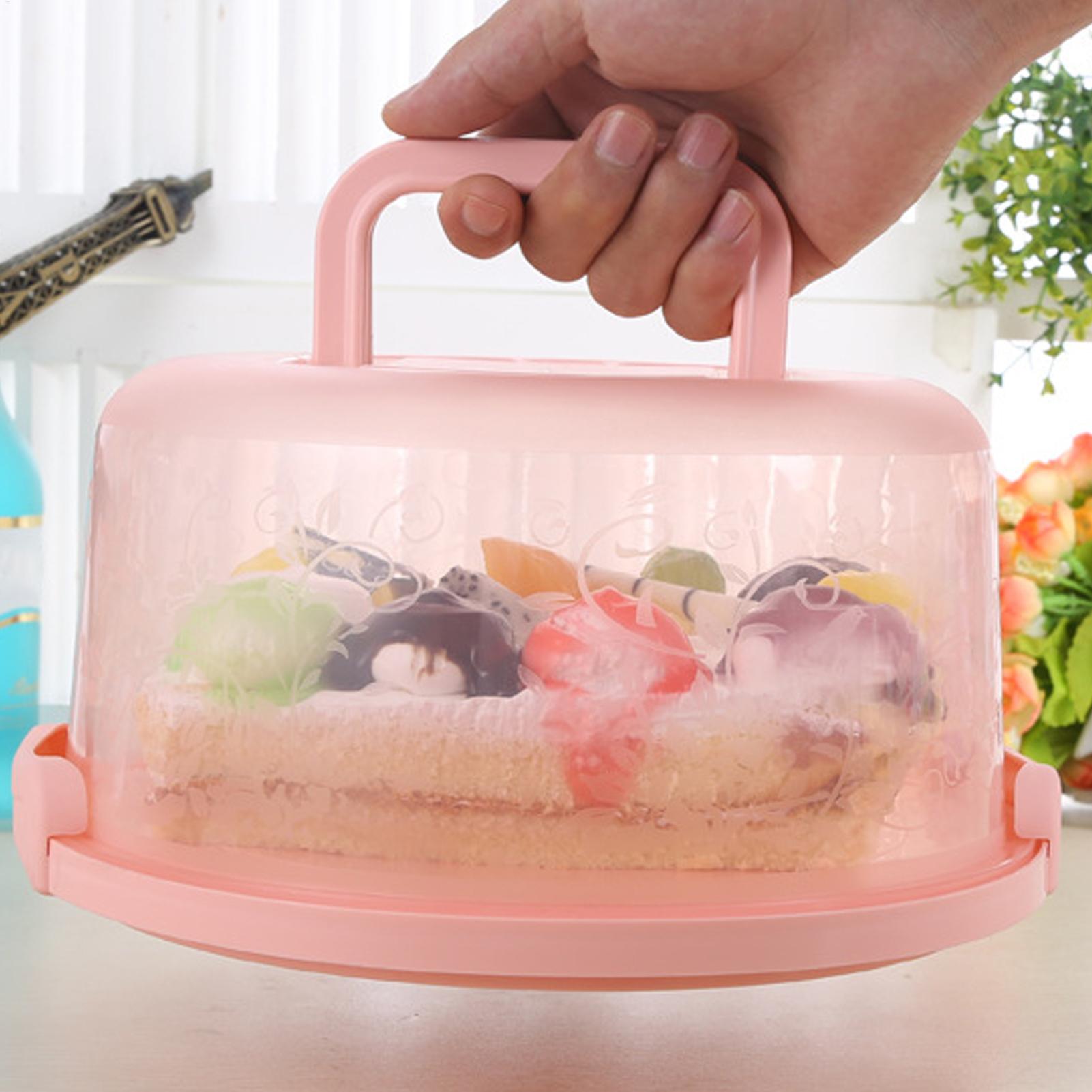 Handheld Cake Carrier Reusable - Food Storage Box Plastic 리뷰 및 가격