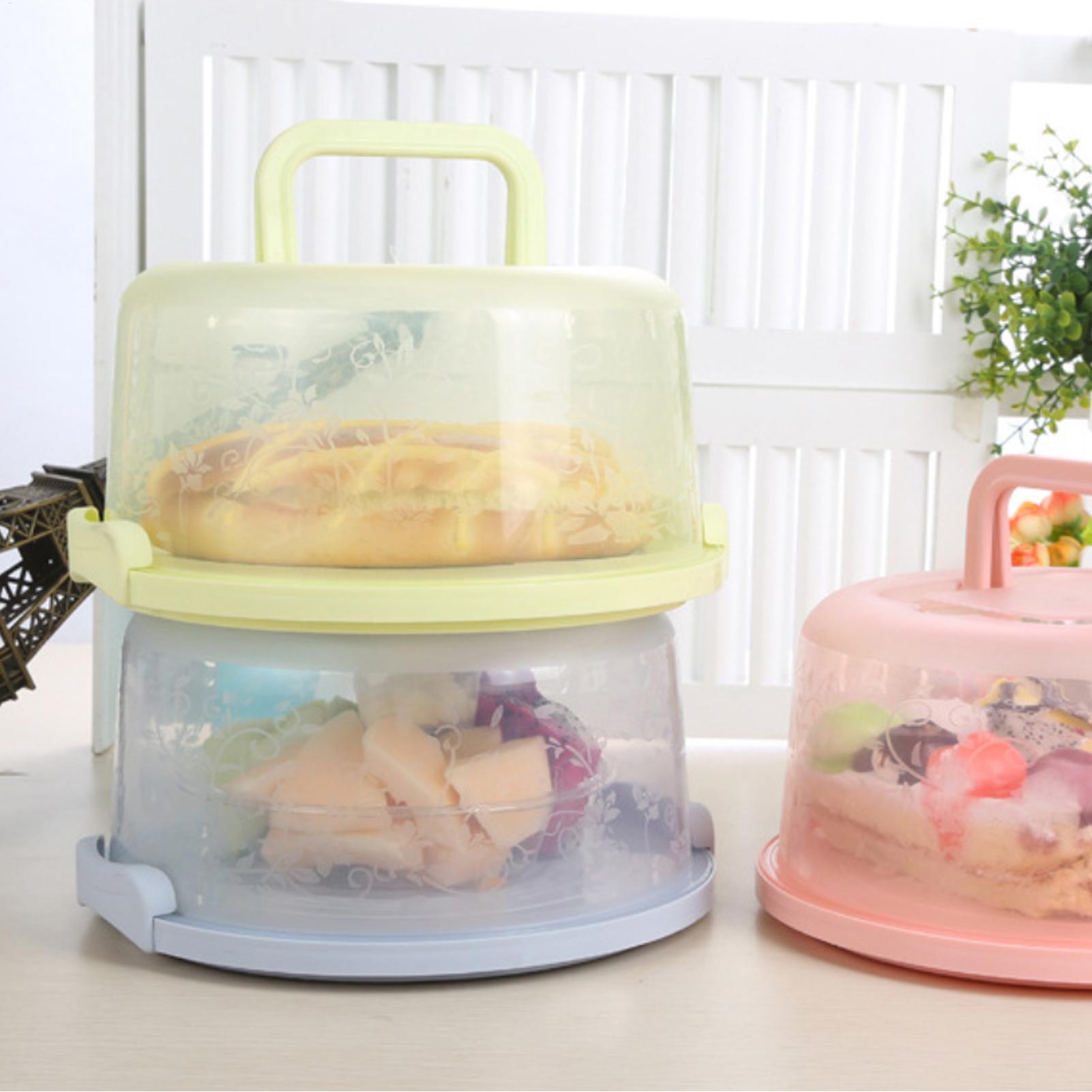 Handheld Cake Carrier Reusable - Food Storage Box Plastic 리뷰 및 가격