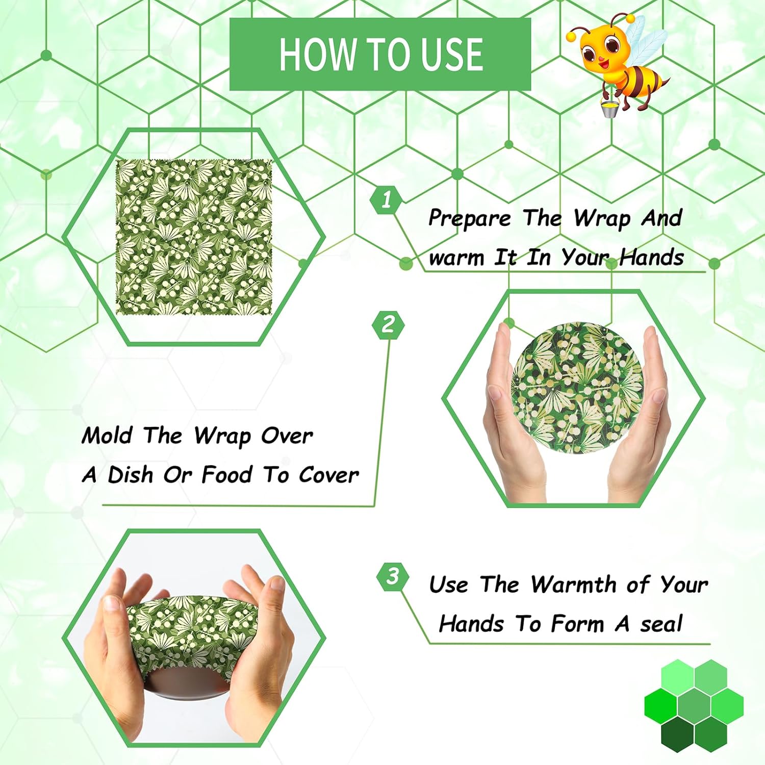 Eco-Friendly Beeswax Food Wrap - Beeswax Food Wrap 리뷰 및 가격