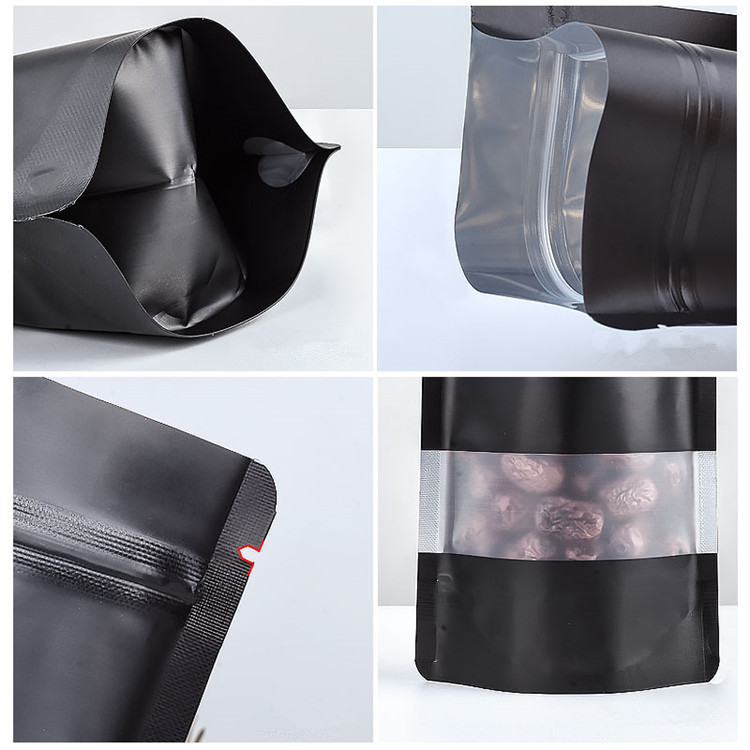 100PCS Stand-up Matte Black Al - Food Storage Zip Bags 리뷰 및 가격