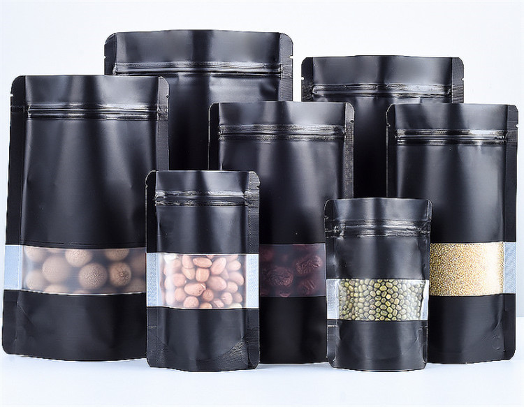 100PCS Stand-up Matte Black Al - Food Storage Zip Bags 리뷰 및 가격