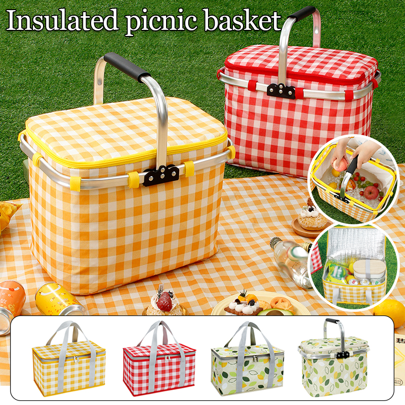 Retro Pastoral Lunch Bag Foldi - Food Storage In Cooler 리뷰 및 가격