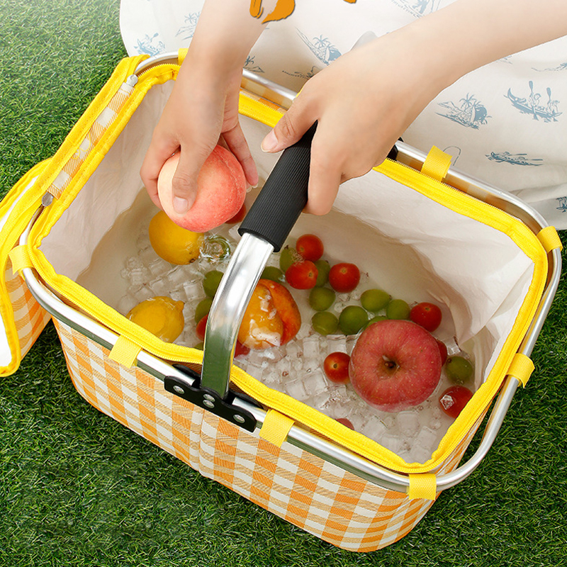 Retro Pastoral Lunch Bag Foldi - Food Storage In Cooler 리뷰 및 가격
