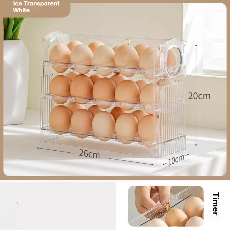 Automatic Rebound Egg Storage  - Food Storage Rack For Kitchen 리뷰 및 가격