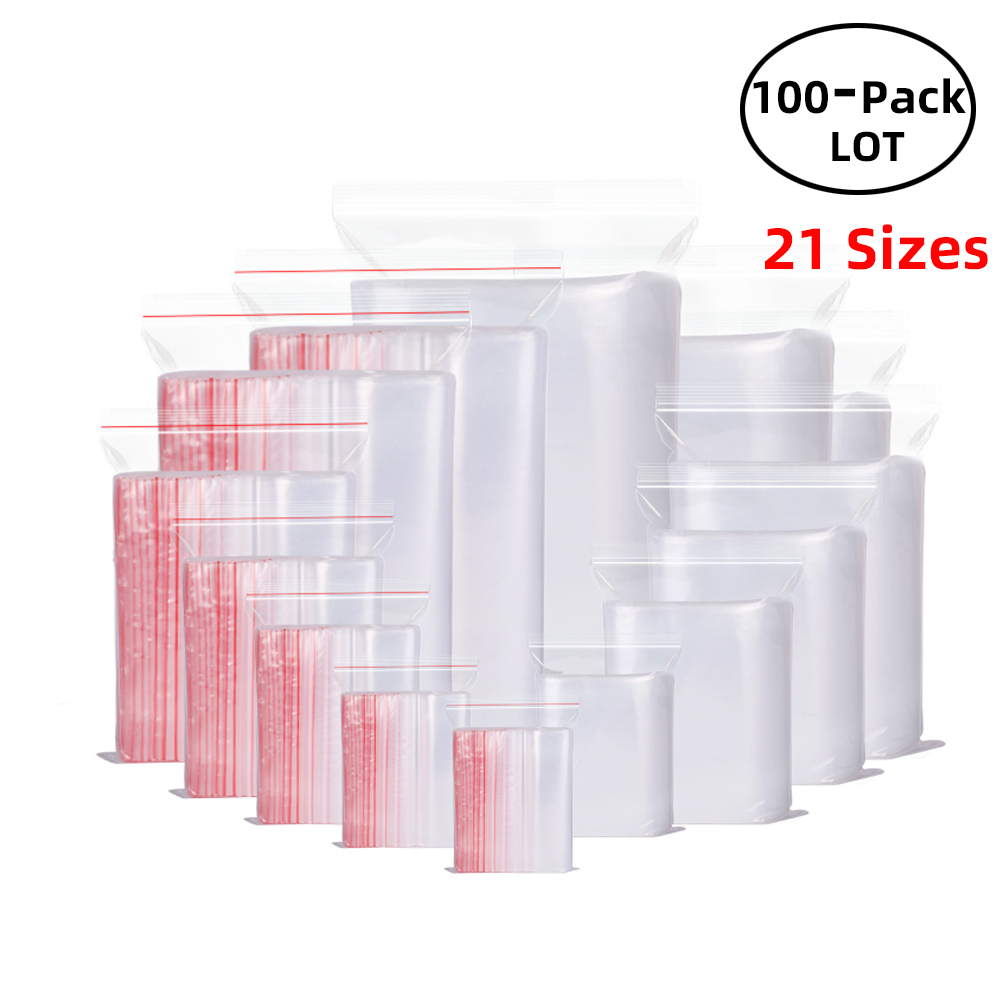 100PCS/Pack Resealable Zip Loc - Food Storage Vacuum Seal Bags 리뷰 및 가격
