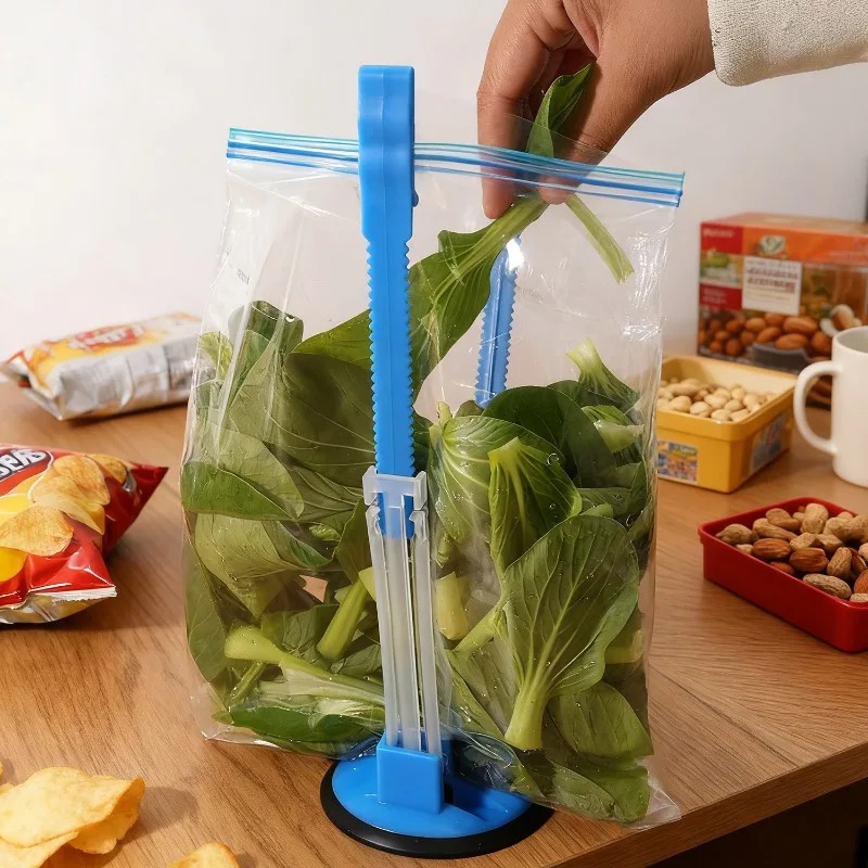 Hands Free Baggy Rack Clip Adj - Food Storage Rack For Kitchen 리뷰 및 가격