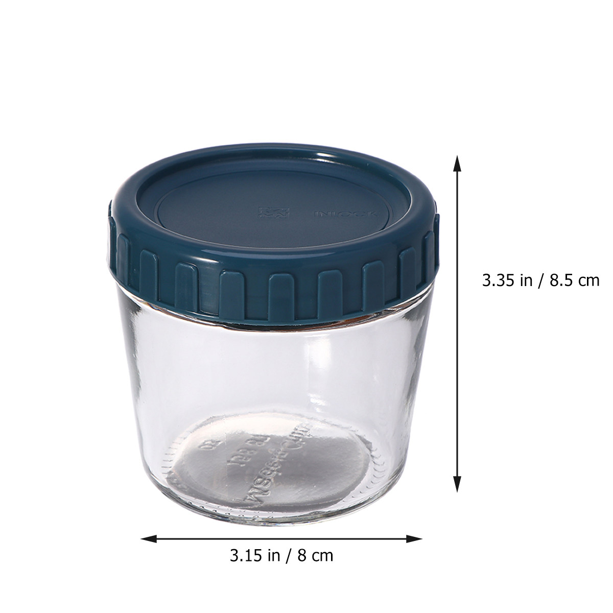 1Set Clear Glass Storage Can S - Food Storage Yellow 리뷰 및 가격