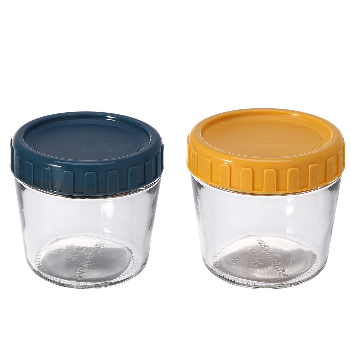 1Set Clear Glass Storage Can S - Food Storage Yellow 리뷰 및 가격