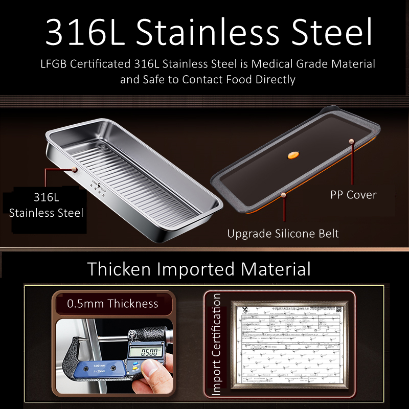 LFGB Certificate 316L Stainles - Food Storage Kits 리뷰 및 가격