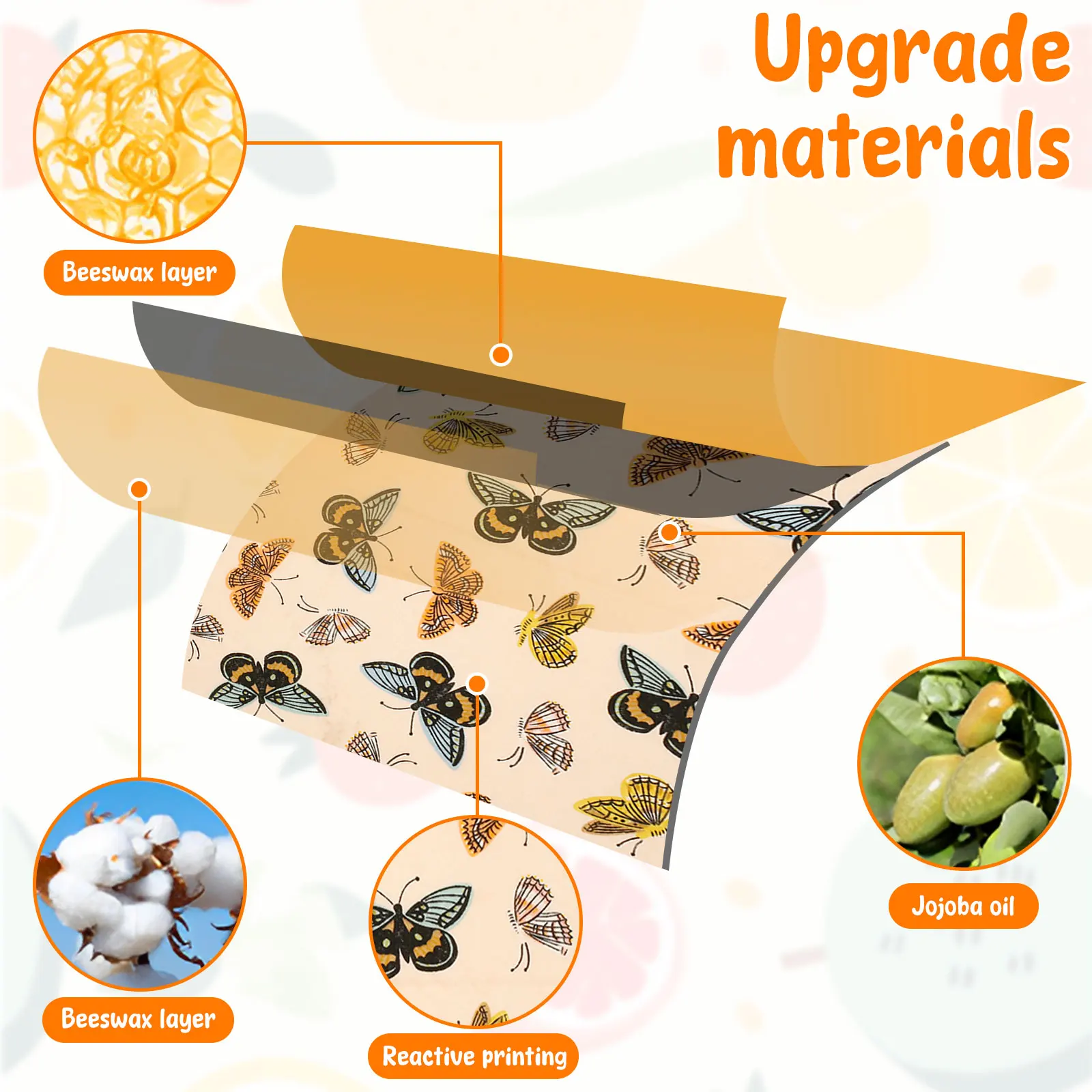 11 Pcs Beeswax Food Wrap Set R - Beeswax Food Wrap 리뷰 및 가격