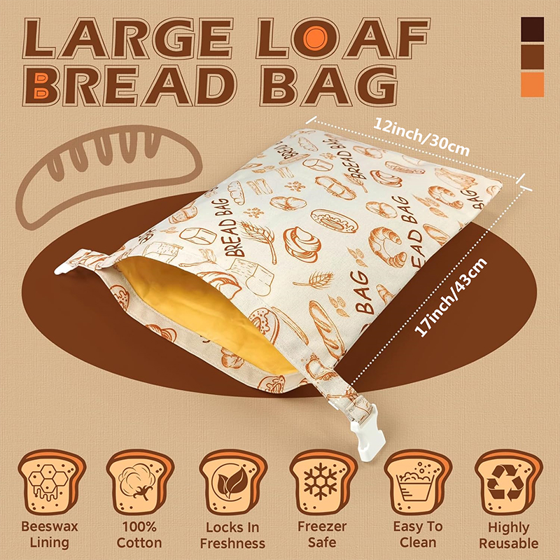 Sourdough Bread Bags Reusable  - Beeswax Food Wrap 리뷰 및 가격