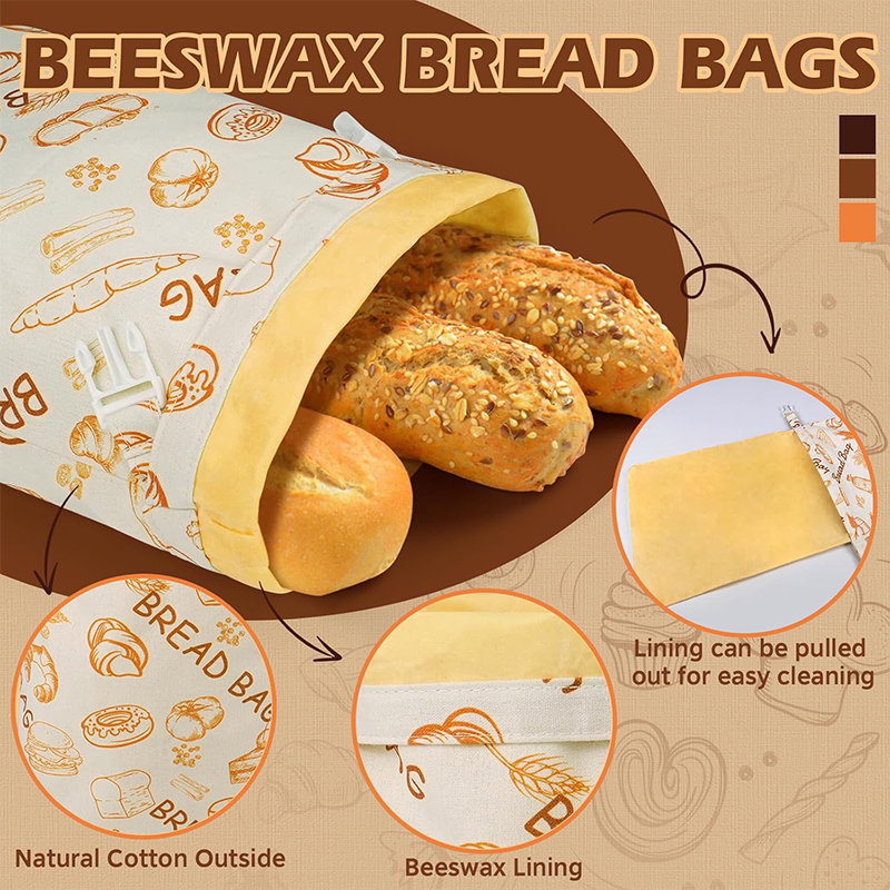 Sourdough Bread Bags Reusable  - Beeswax Food Wrap 리뷰 및 가격