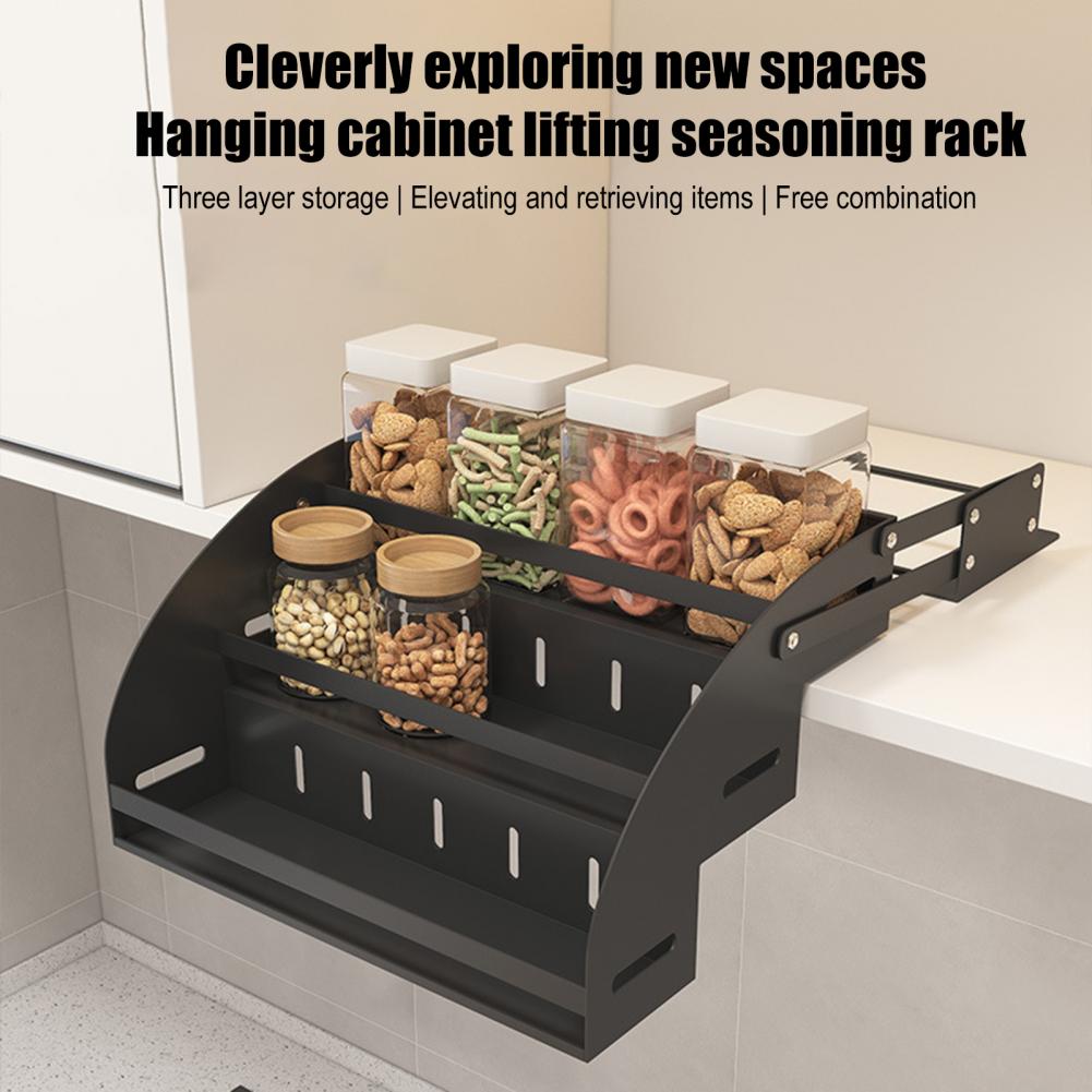 Triple Tier Spice Organizer 3- - Food Storage Rack For Kitchen 리뷰 및 가격