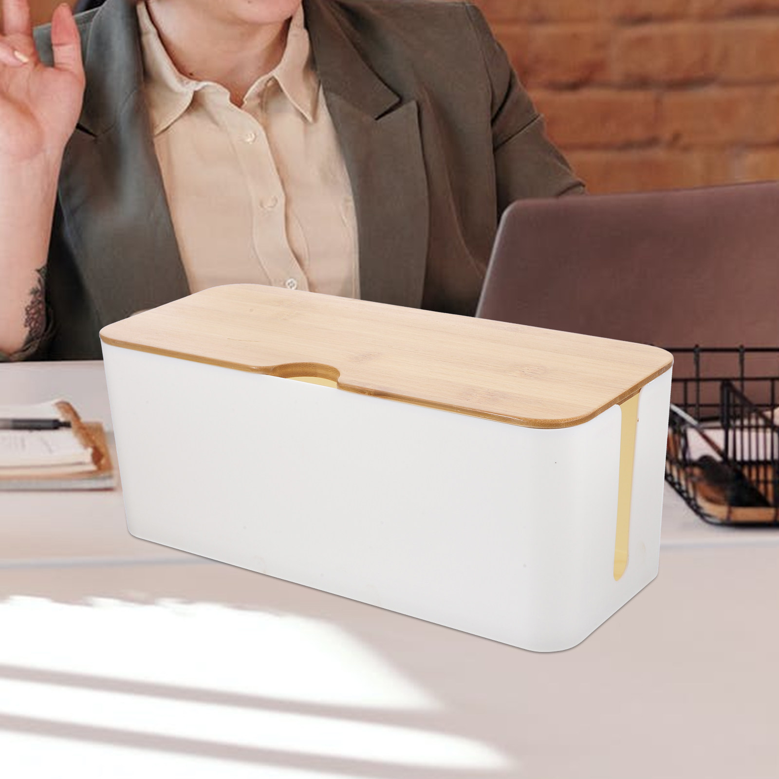 Cable Management Box with Smoo - Food Storage Box Plastic 리뷰 및 가격