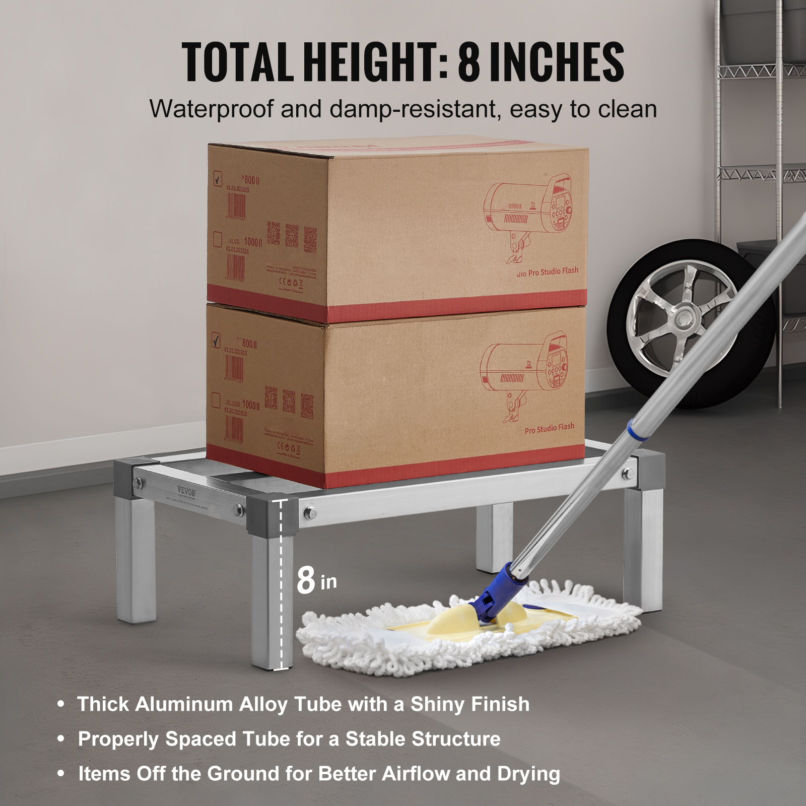 SucceBuy 1000LBS Aluminum Dunn - Food Storage Rack For Kitchen 리뷰 및 가격