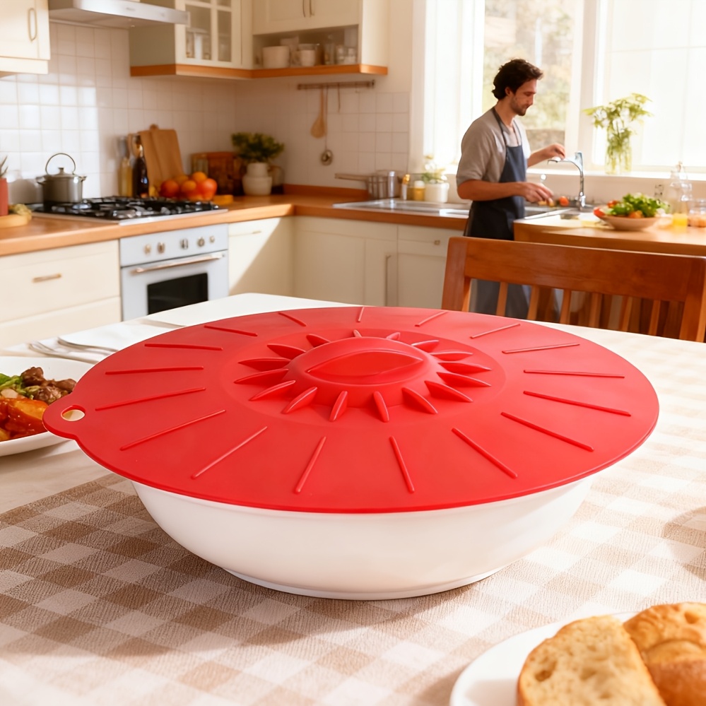 5-Piece Silicone Lids, Heat-Re - Food Storage With Colander 리뷰 및 가격