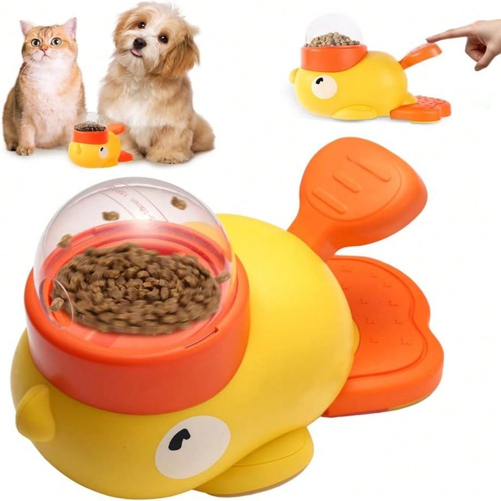 2-In-1 Dog Interactive Slow Fe - Food Storage Yellow 리뷰 및 가격