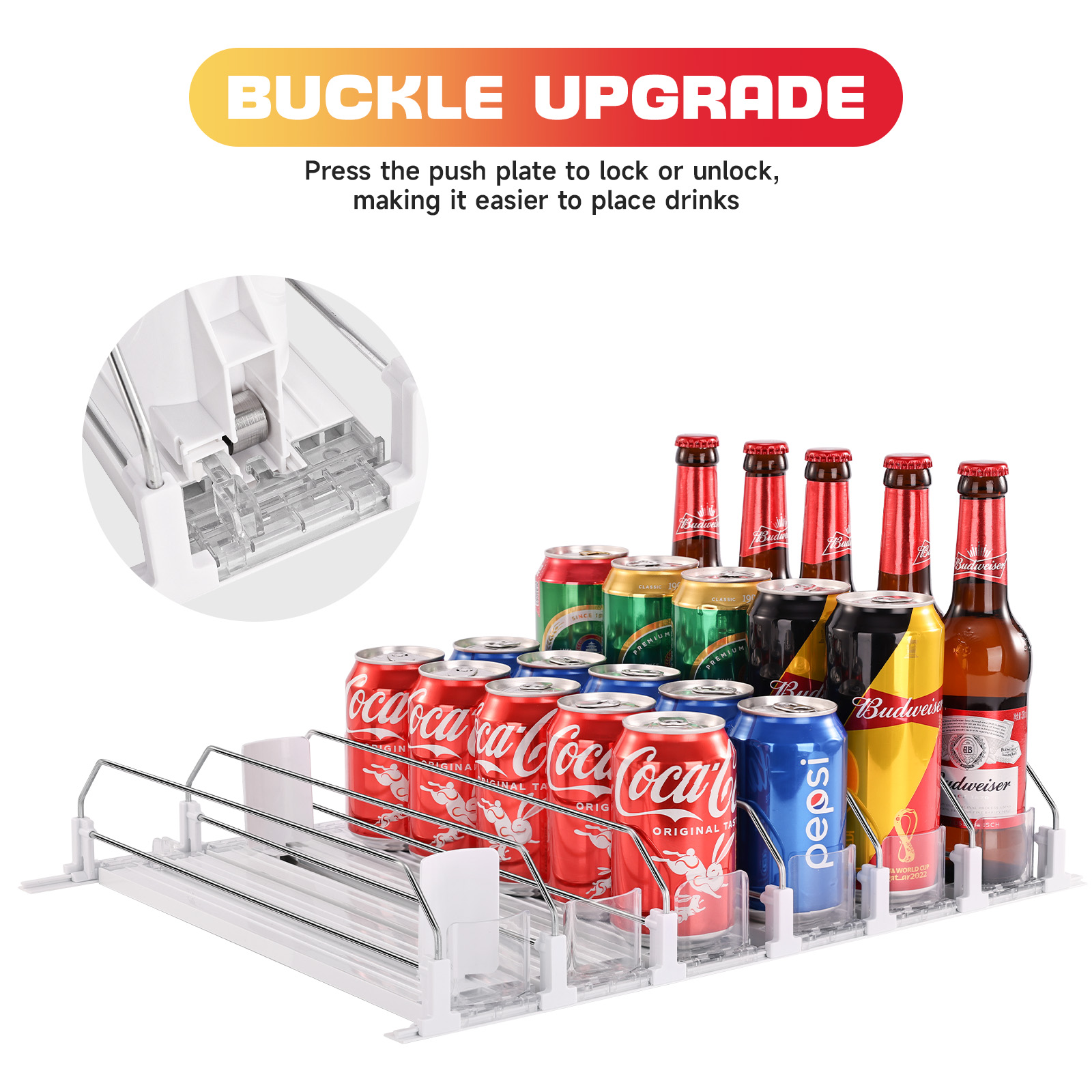 Soda Can Dispenser with Automa - Food Storage Rack For Kitchen 리뷰 및 가격