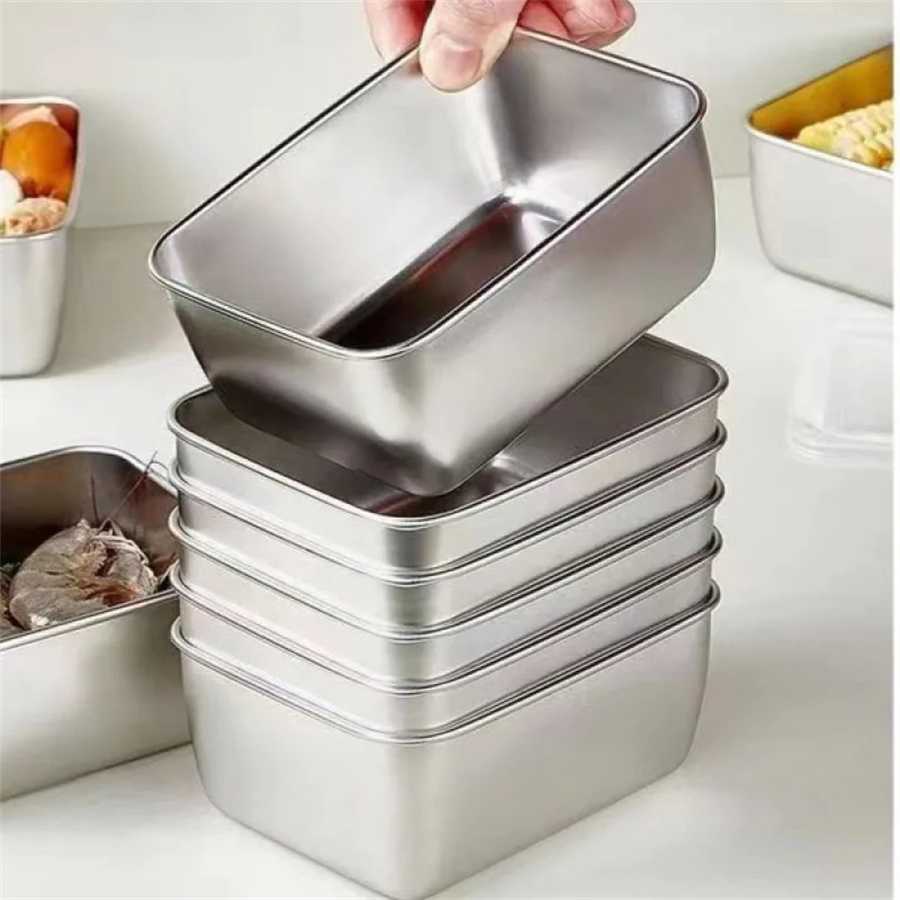 1/3/5pcs Stainless Steel Food  - Food Storage With Colander 리뷰 및 가격