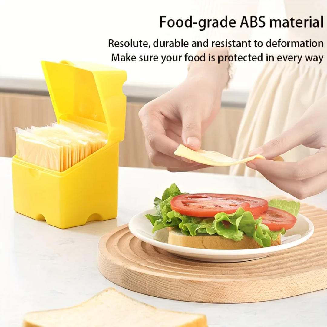 ABS Cheese Storage Box with Fl - Food Storage Yellow 리뷰 및 가격